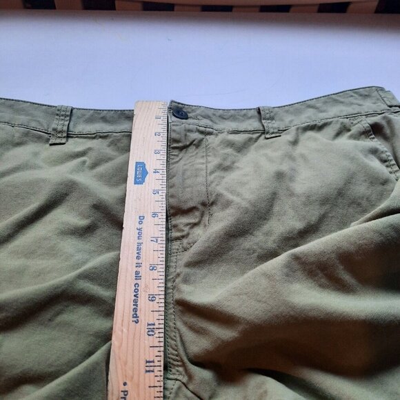 Madewell Cargo Pants Womens 16W Olive Low Slung Slouch Straight Utility Military - Picture 11 of 13